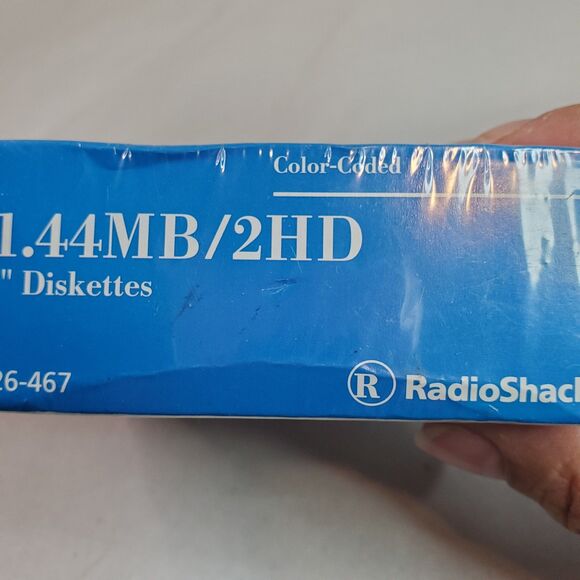 Radio Shack Floppy Diskettes 1.44 MB/2HD 3.5" 1 Pack of 10 Color Coded 26-467 - Picture 8 of 8